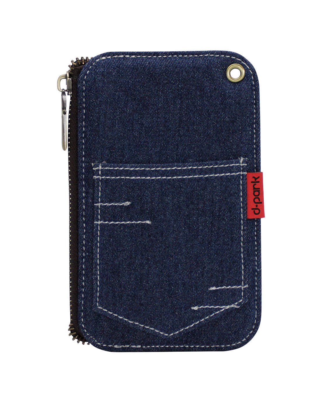 > 牛仔布通用手机保护套3色选1