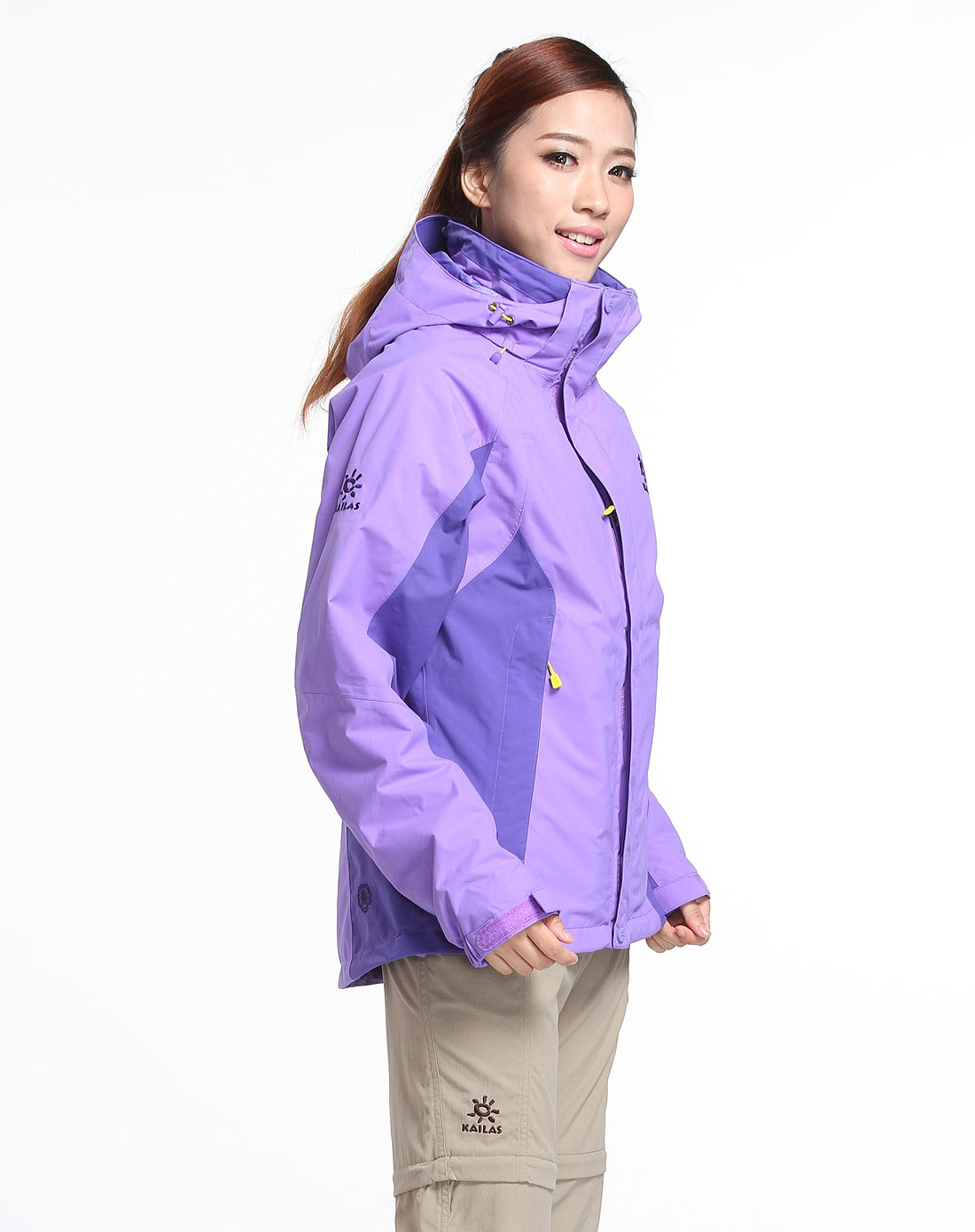 凯乐石kailas&vaude&无界udjat户外男女装凯乐石 女款泡桐紫色防风