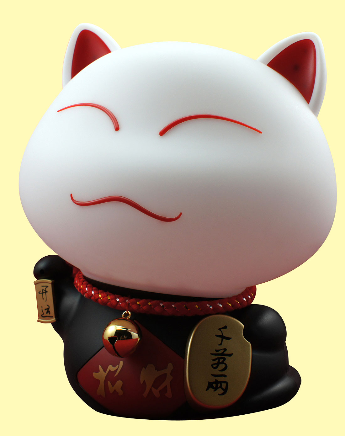 > 升级版智能声控招财猫台灯