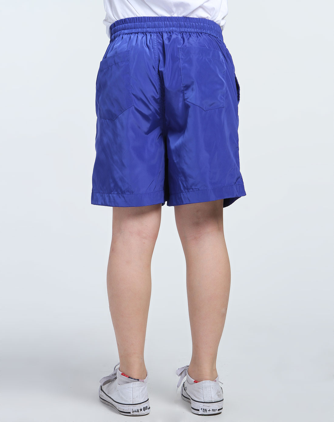 鎏恒色新锐少年装old&new男女童男童蓝色简约休闲短裤3122-2626565516