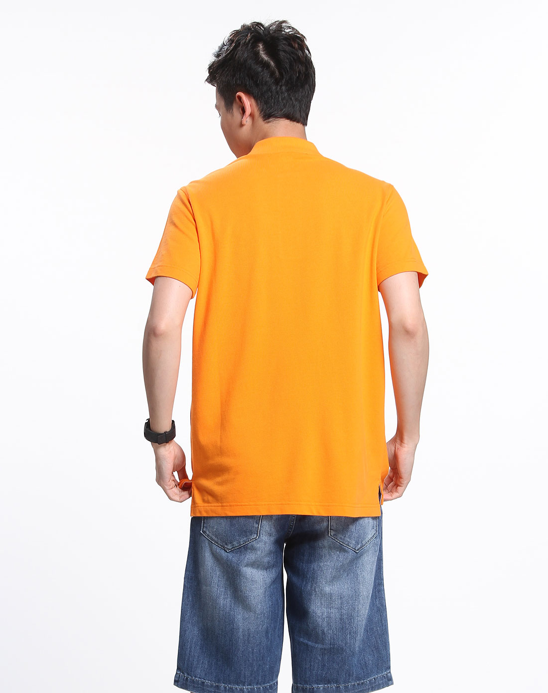 安踏anta 富贵橙色时尚休闲短袖polo衫