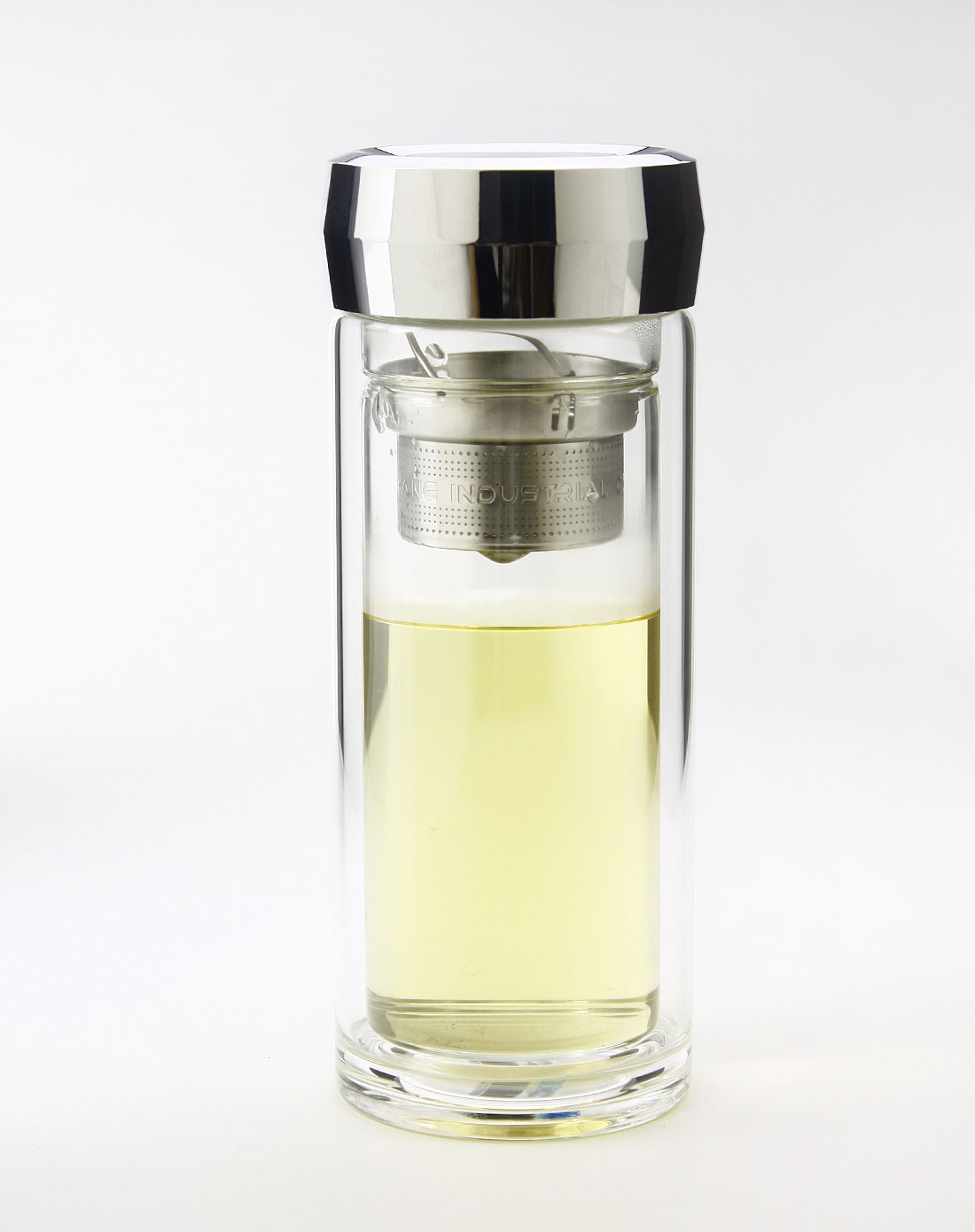 商务双层玻璃杯450ml