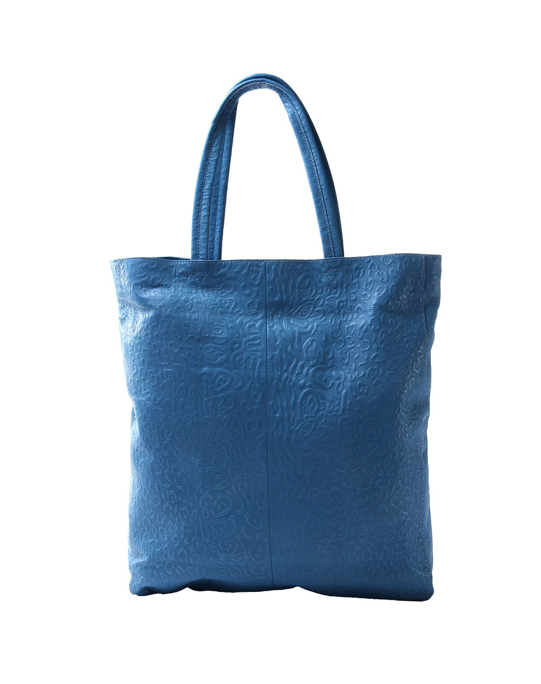 黑桃皇后queen spade女包专场-欧美时尚压花浅蓝色单肩包