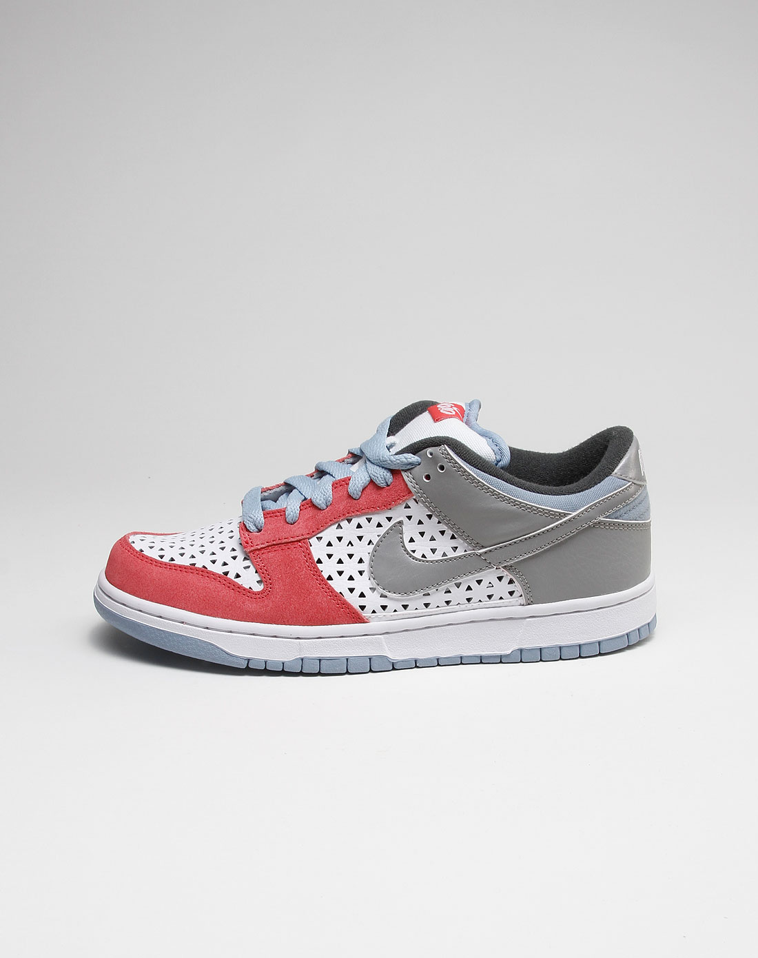 耐克nike三角镂空粉白色滑板运动鞋314141-106_唯品会