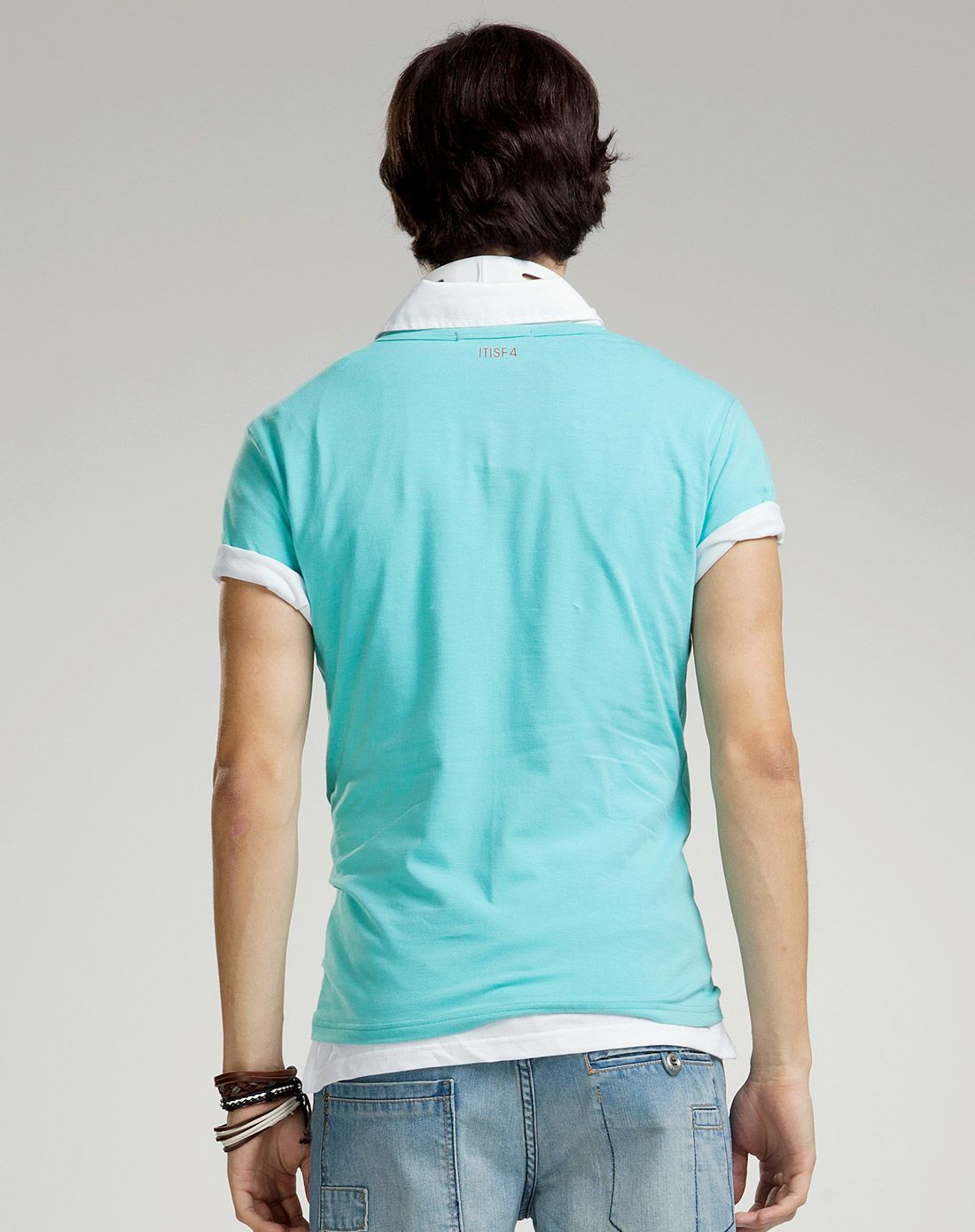 [ 艾夫斯 ] 男士薄荷绿t恤