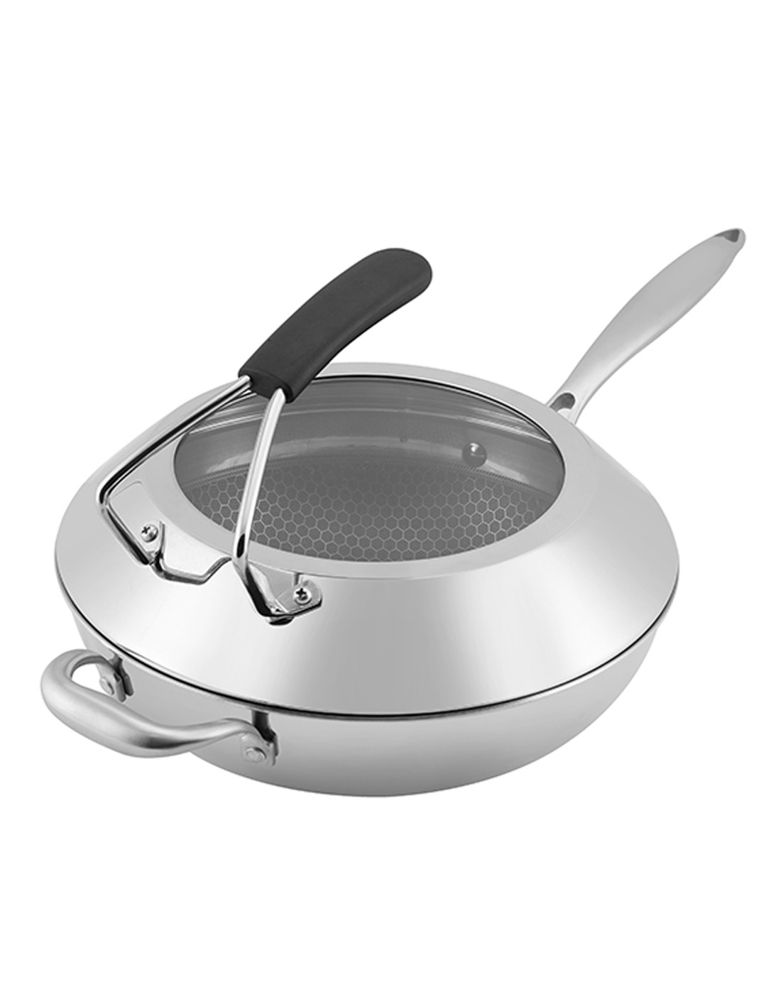 [ 韩派 ] 不粘零油烟不锈钢炒锅