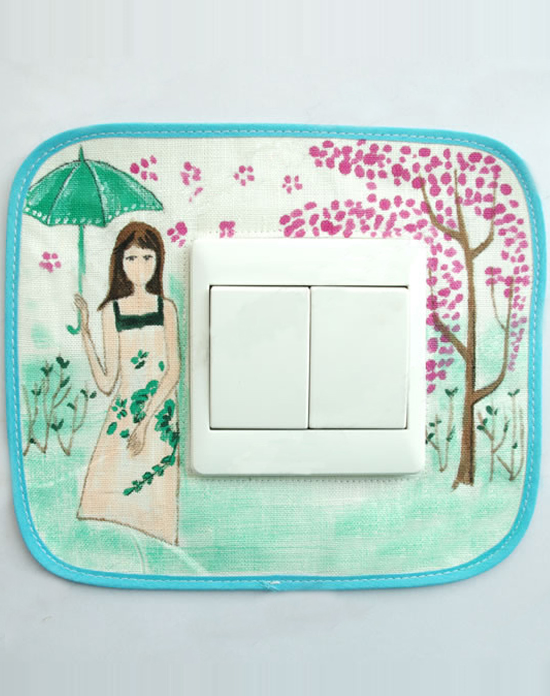 [ 伊加 ] 手工绘画创意开关贴(四只装)