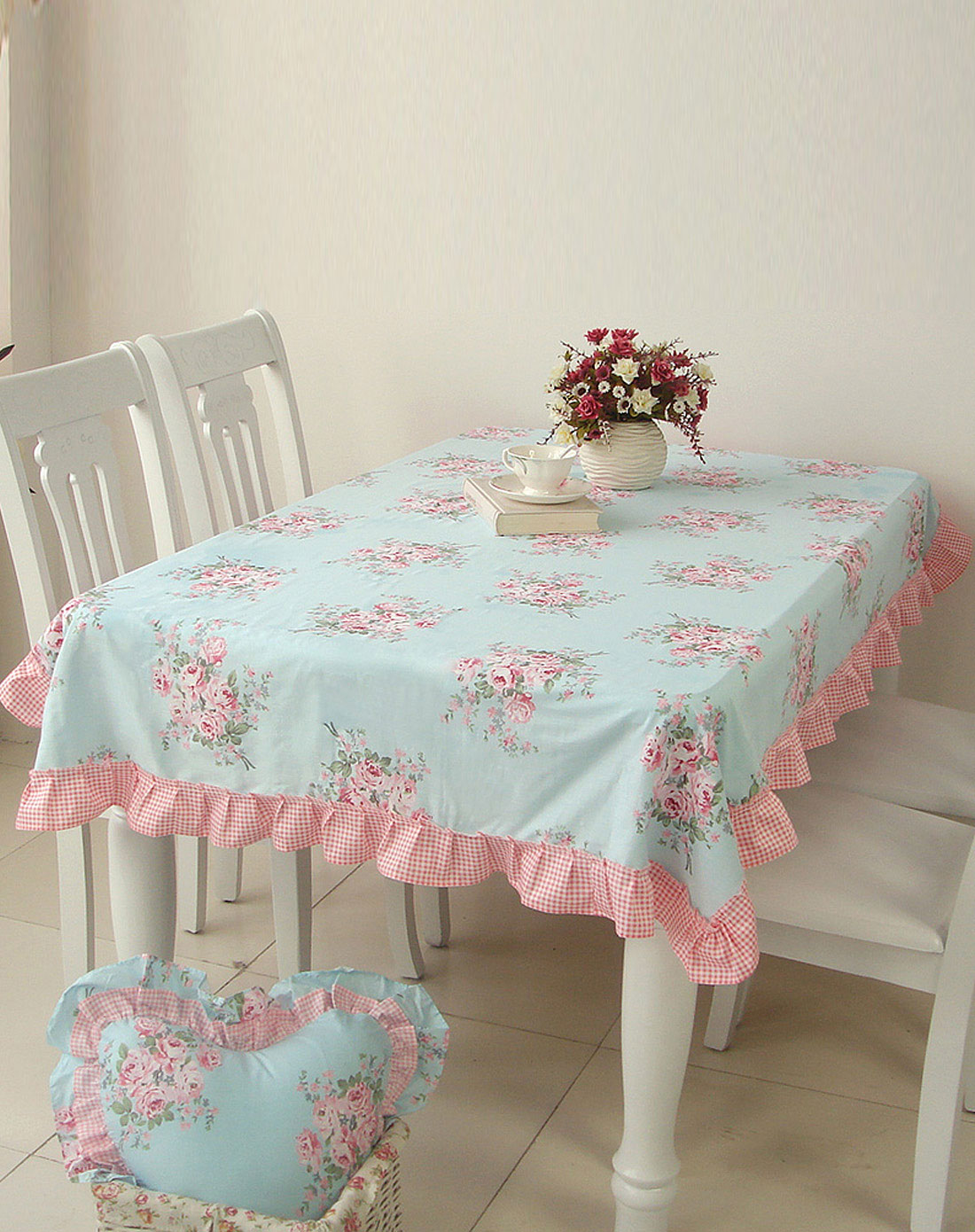 时尚碎花桌布130*180cm