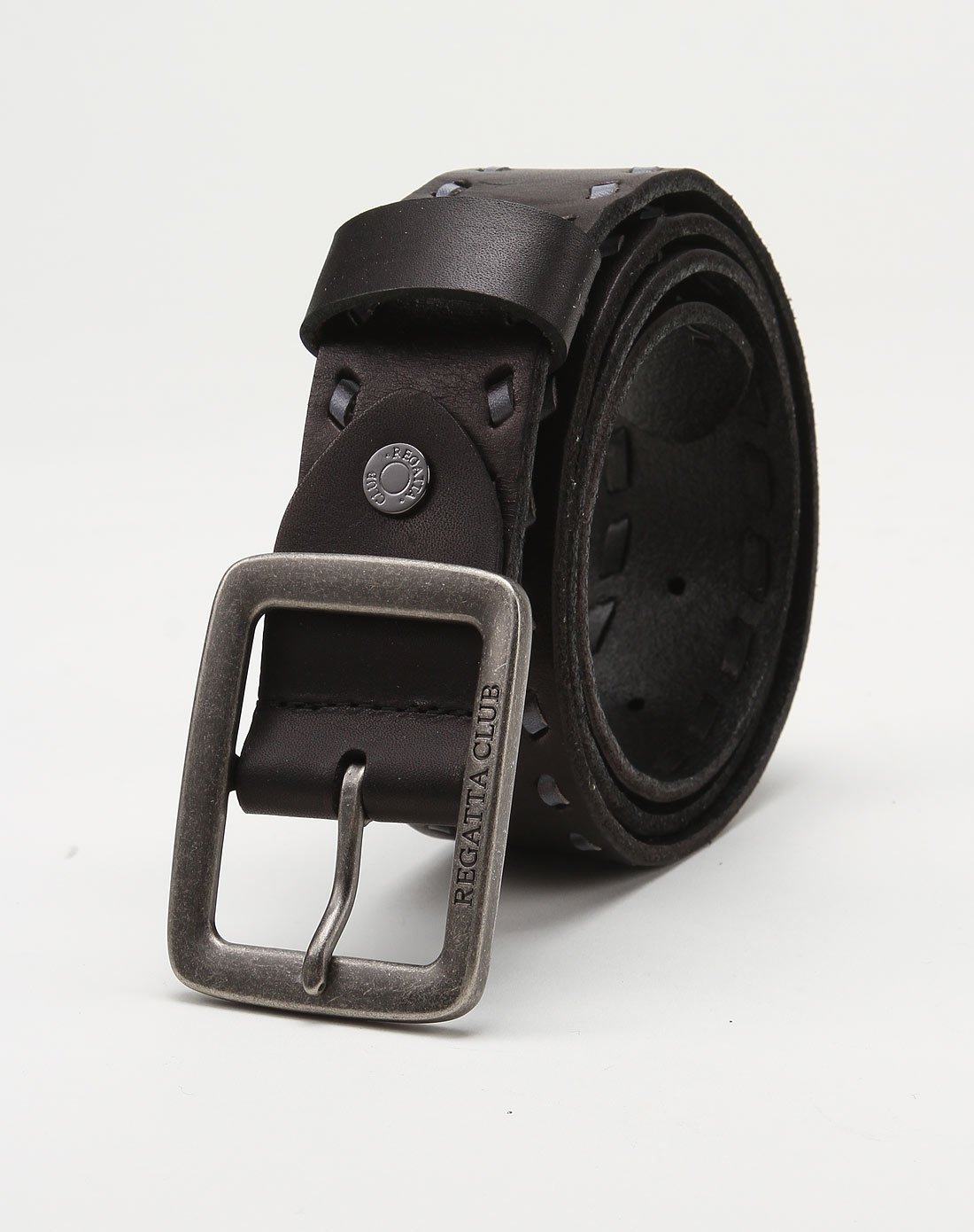 [ 划船俱乐部 ] 男款时尚黑色皮带