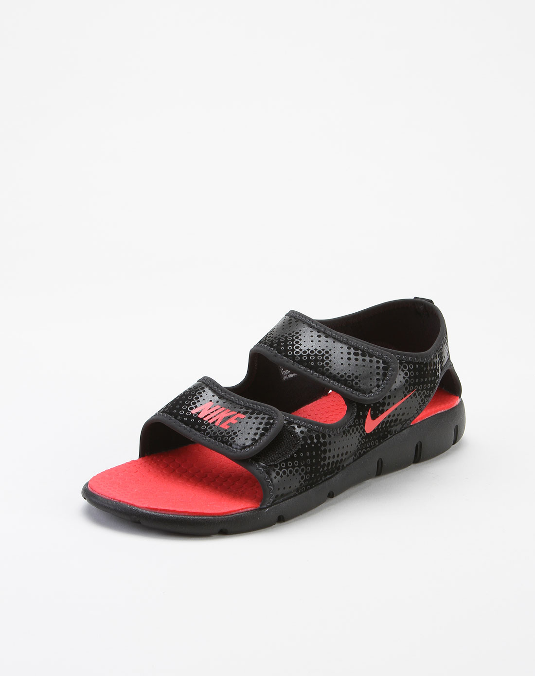 耐克nike-童装-男童印纹简约百搭黑色凉鞋