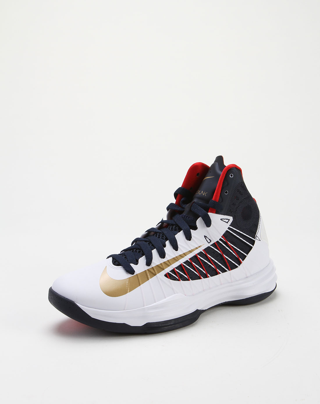 耐克nike 男款白蓝色高帮篮球鞋