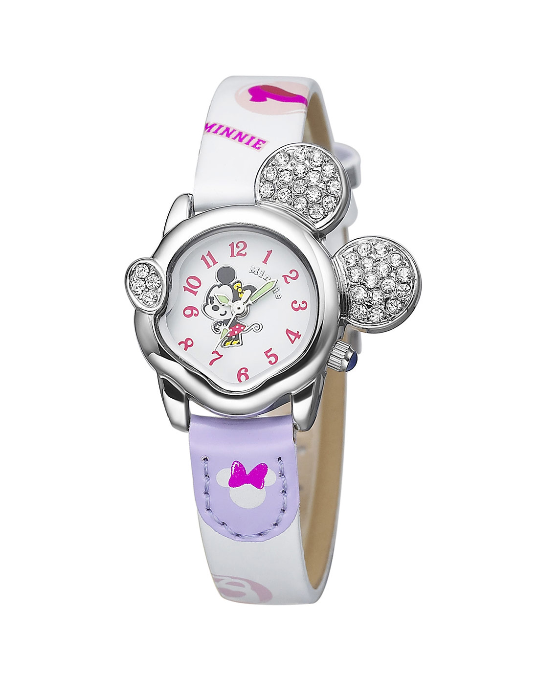 百迪baidi&迪士尼disney手表专场 > 迪士尼disney 女款白/彩色个性