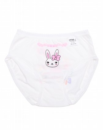 > 女童白色内裤