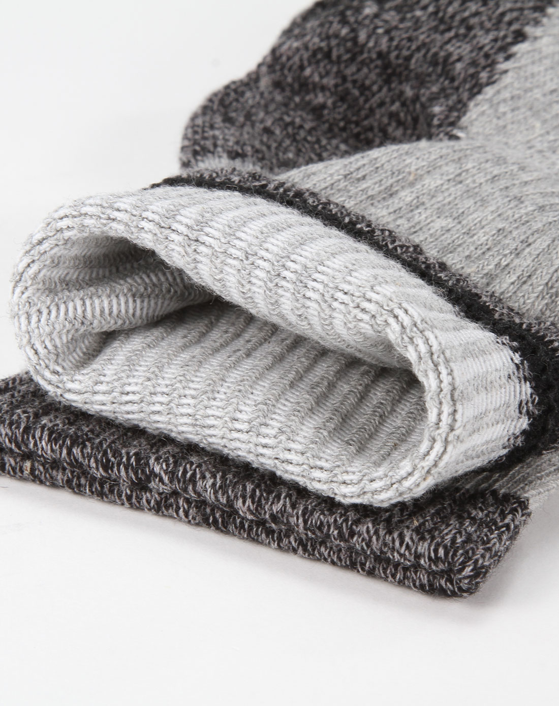 质厚舒适休闲灰色长筒袜