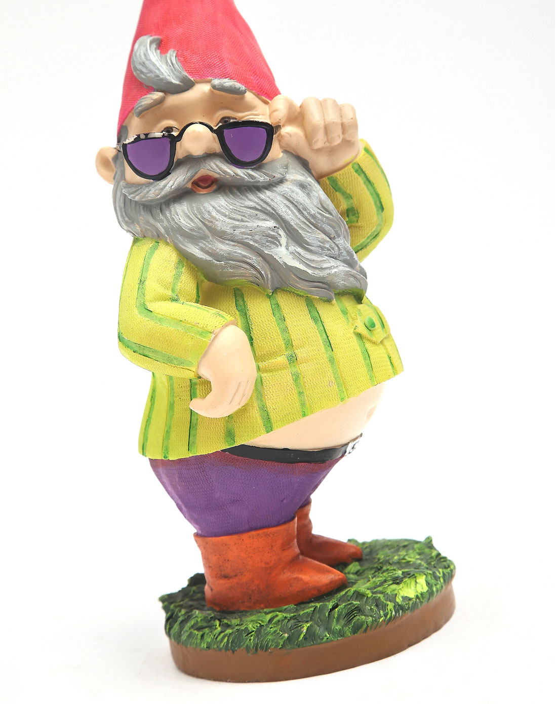 夏日地精小矮人树脂桌面摆件