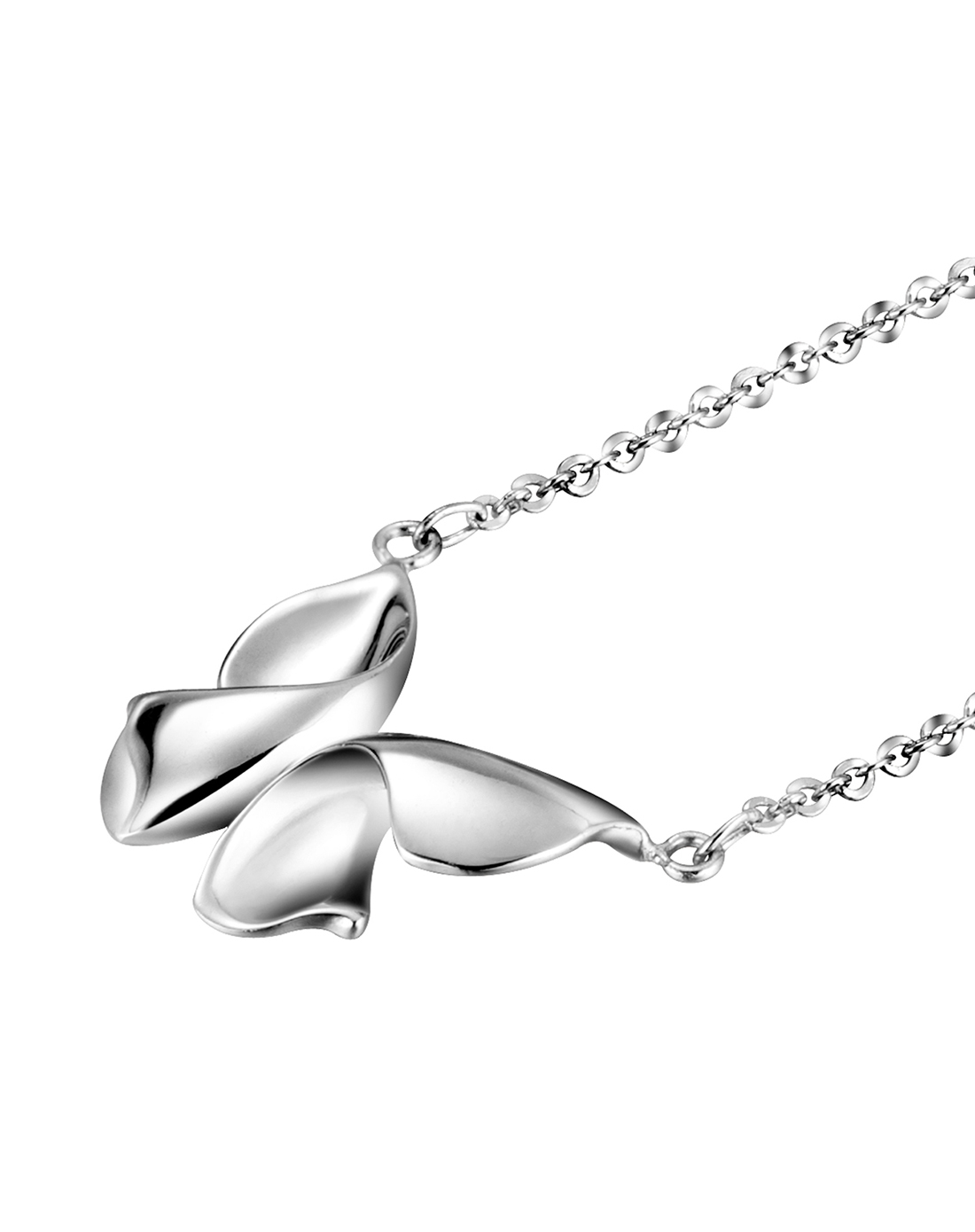 蝶映系列pt990铂金项链