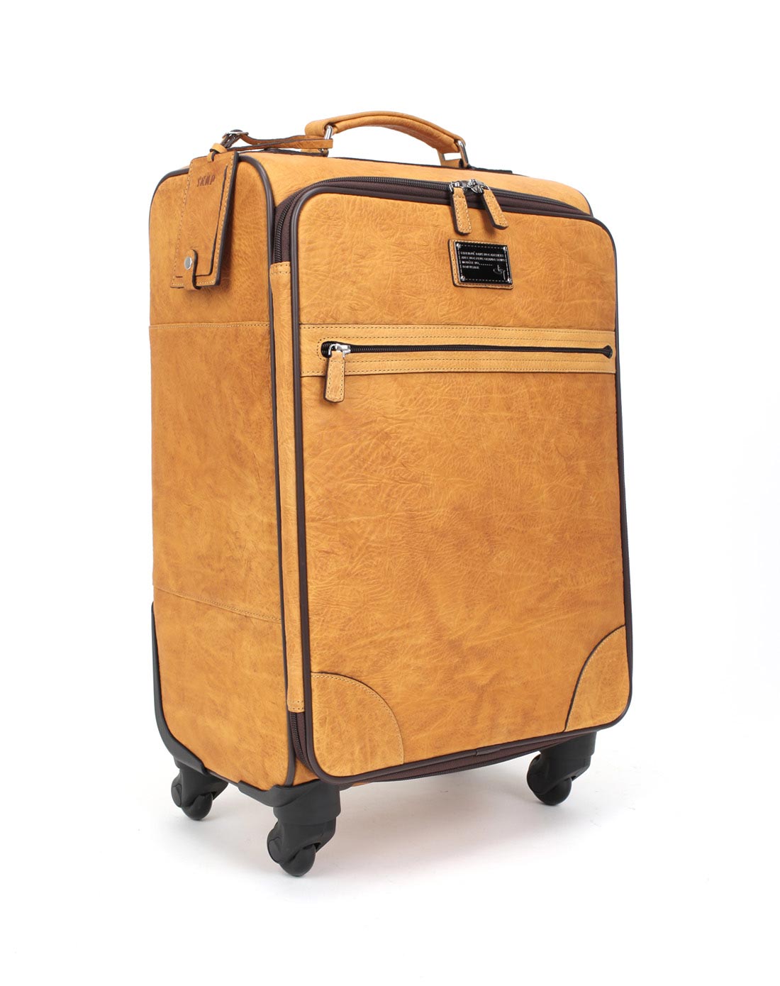 圣伽步skap箱包男款橙黄色20寸可登机旅行箱2022365232_唯品会