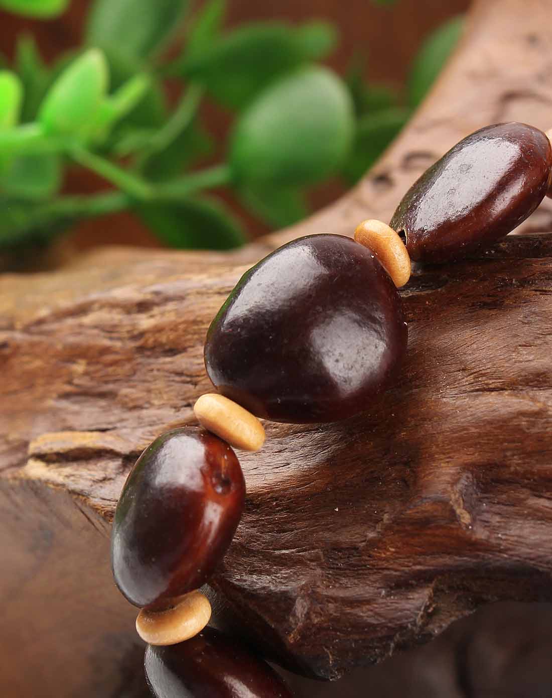 [ 悦木之源 ] 天然小平安豆手珠搭配菩提手链套装