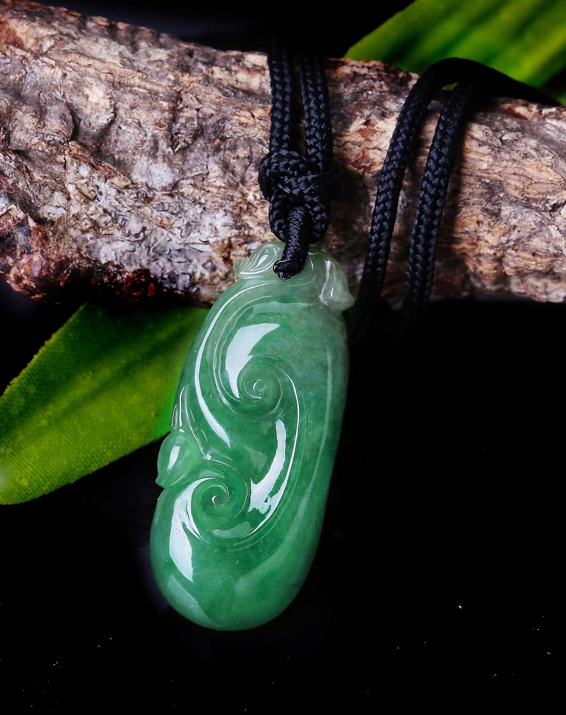 晶萃轩ching sui hin玉石贵重专场-冰种满色绿如意_天然a货翡翠