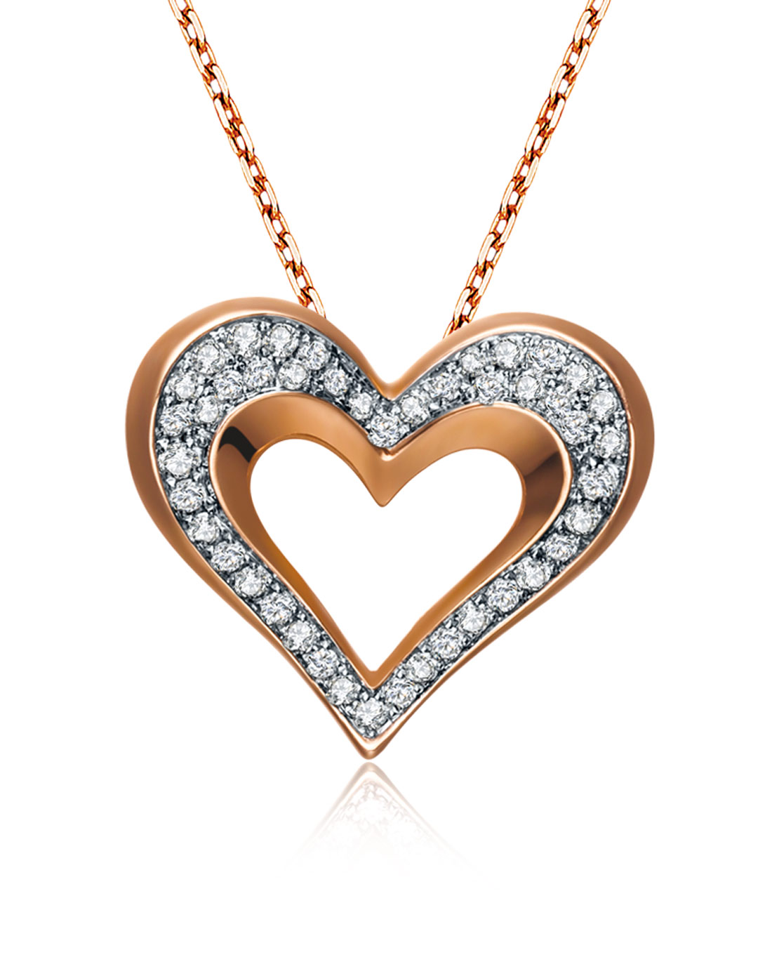 爱度doido珠宝专场18k金钻石吊坠-爱恋id016217_唯品会