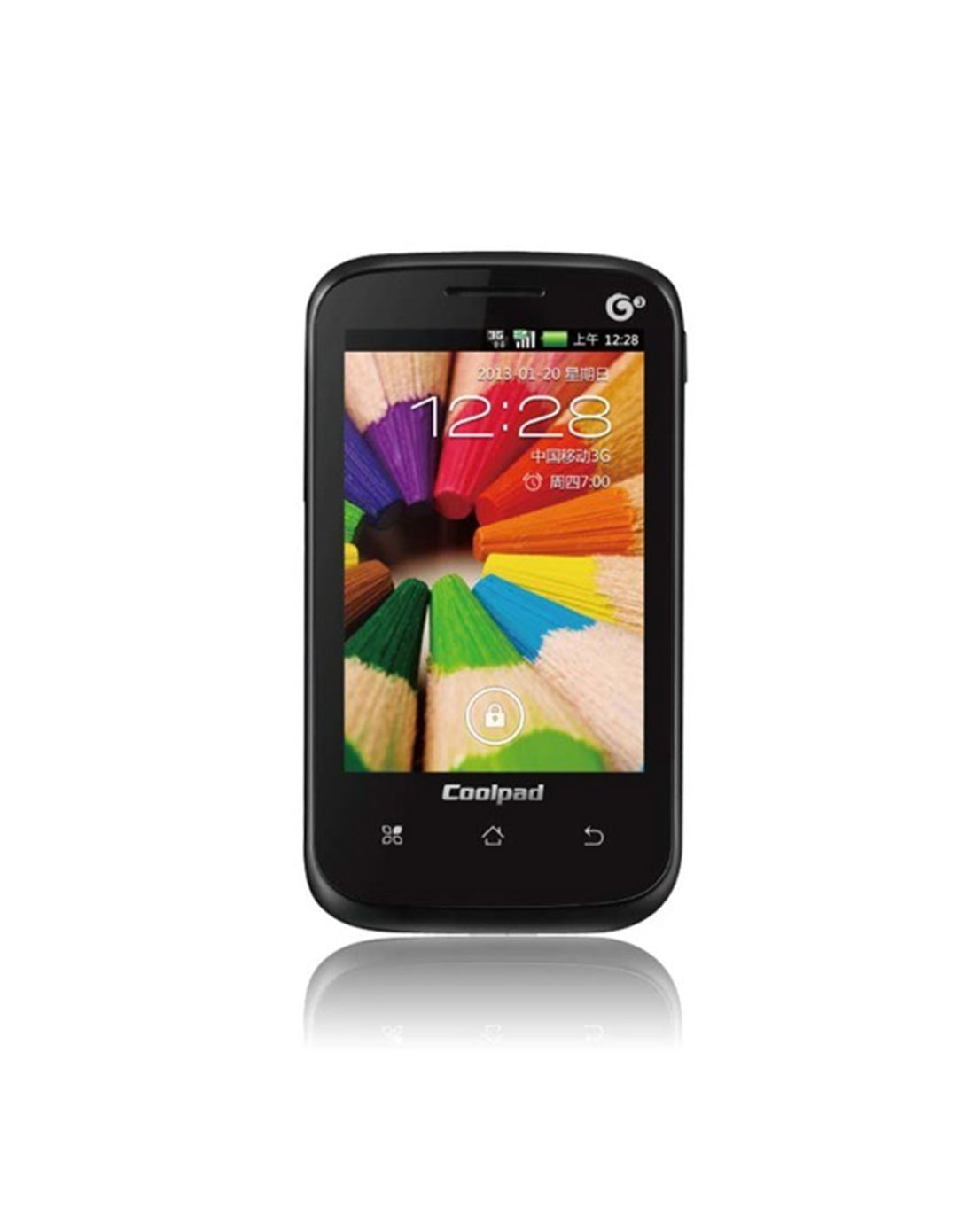 品牌手机专场酷派 8012(黑色)td-scdma/gsm 3.