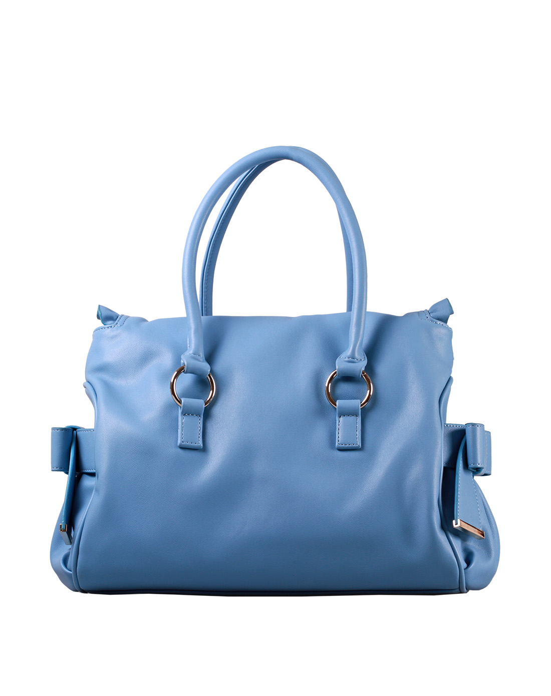 哈森旗下品牌女包专场 > 卡文 女款蓝色荷叶边糖果淑女手提包