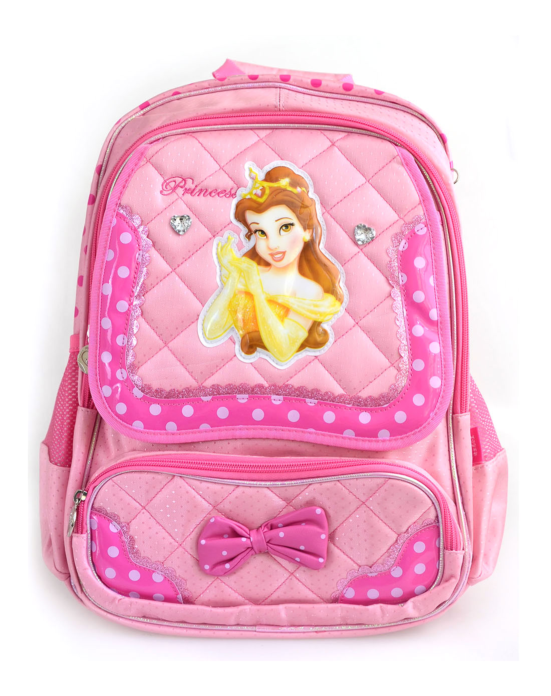 迪士尼disney儿童用品专场女童粉色公主卡通双肩书包sp2102908_唯品会