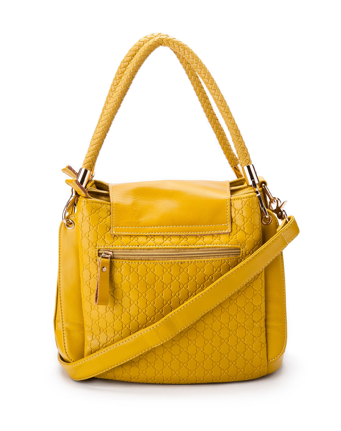 女款黄色优雅大方手提包