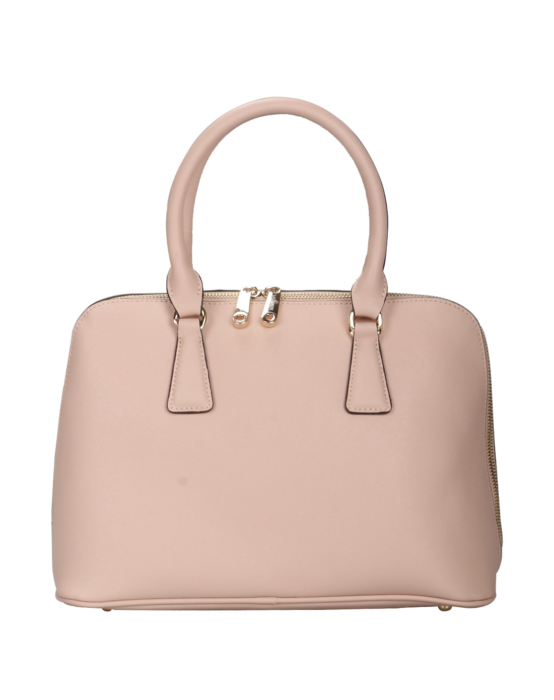 女款肉色大牌间谍包头层牛皮时尚手提定型女包