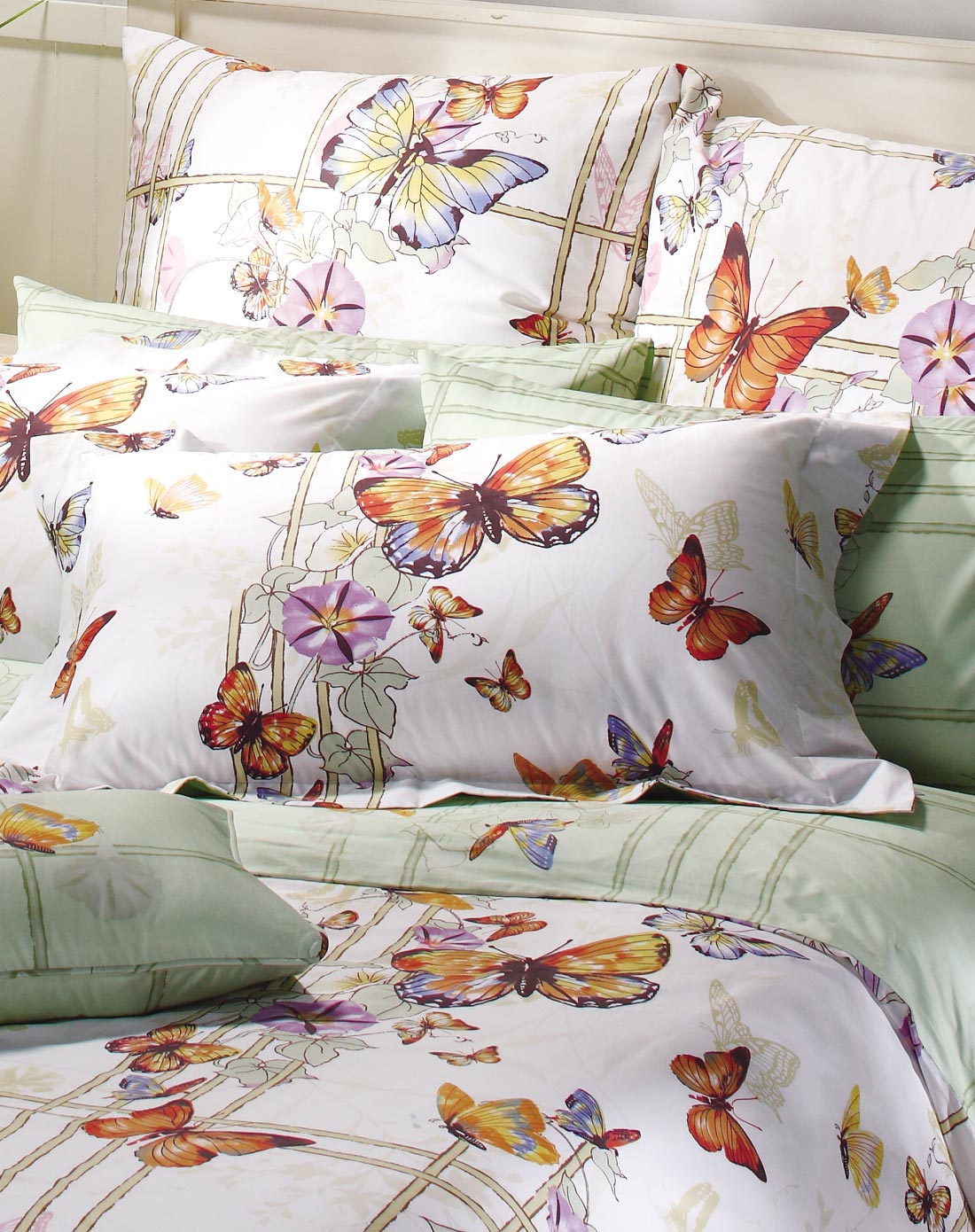 提籁雅artilivi家纺专场1.8m陌径蝶韵加大四件套cc222324_唯品会